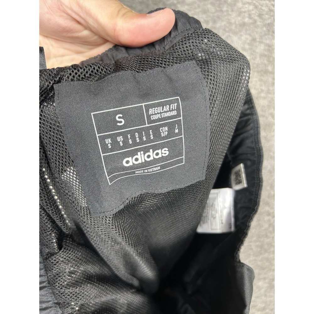 Adidas Terrex Rain Rdy Pants Mens Small Black Track Soccer Wind Mesh Lined - Picture 10 of 13